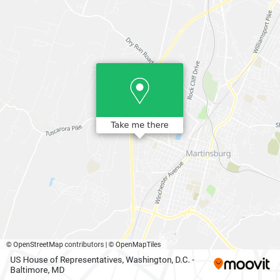 US House of Representatives map