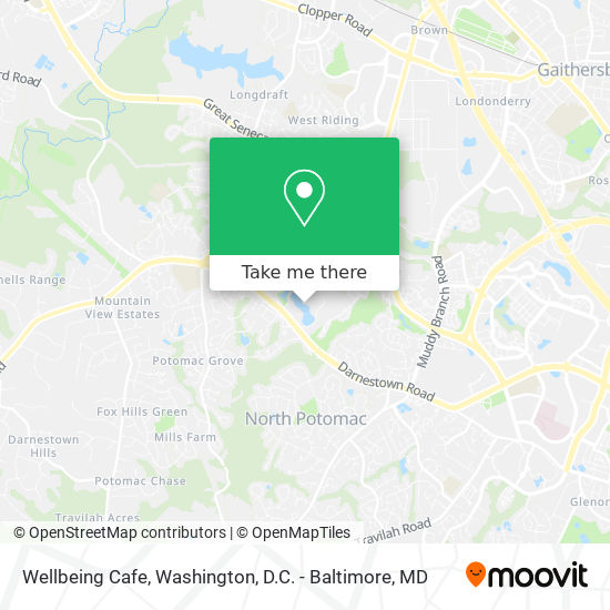 Mapa de Wellbeing Cafe