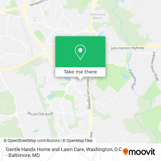 Gentle Hands Home and Lawn Care map