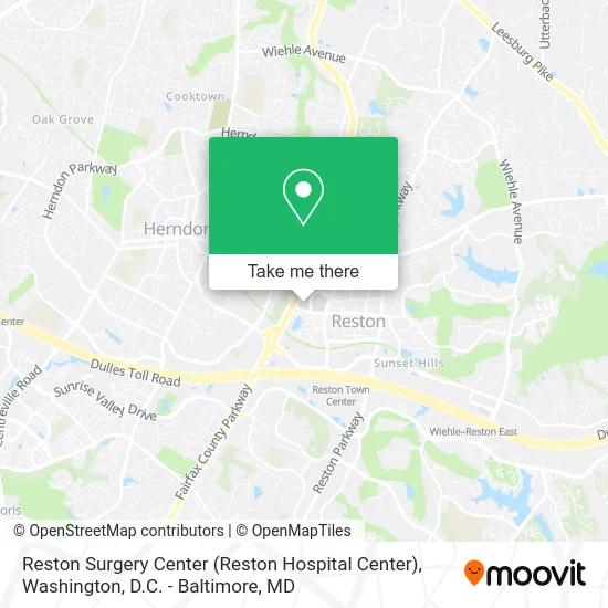 Reston Surgery Center (Reston Hospital Center) map