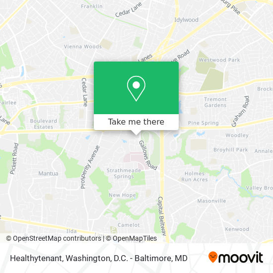 Healthytenant map