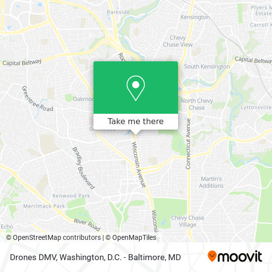 Drones DMV map