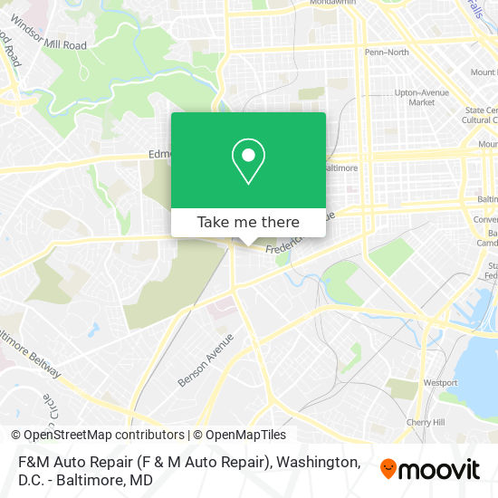 Mapa de F&M Auto Repair