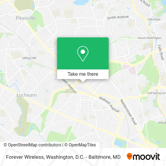 Forever Wireless map