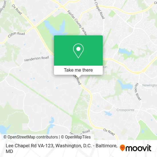 Lee Chapel Rd VA-123, Fairfax Station, VA 22039 map