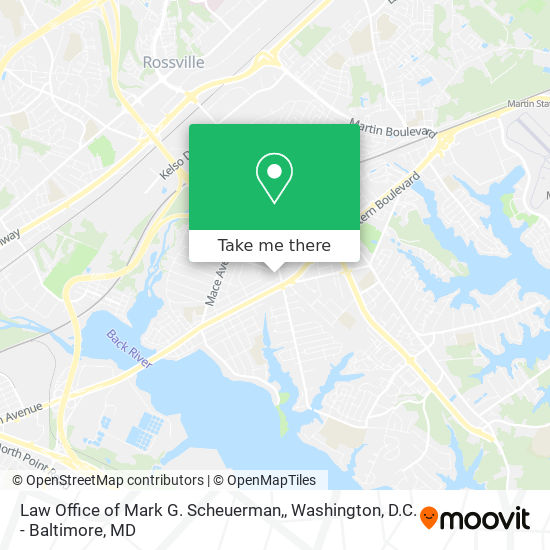 Law Office of Mark G. Scheuerman, map