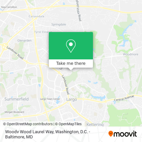 Mapa de Woodv Wood Laurel Way