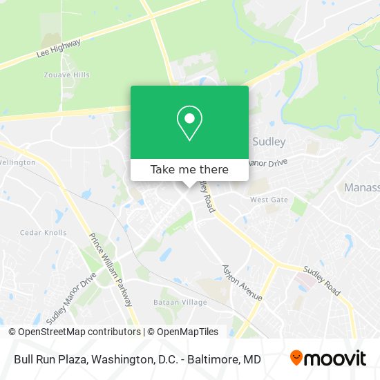 Bull Run Plaza map