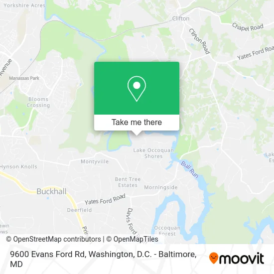 9600 Evans Ford Rd map