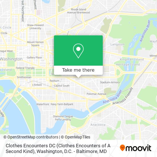 Mapa de Clothes Encounters DC (Clothes Encounters of A Second Kind)