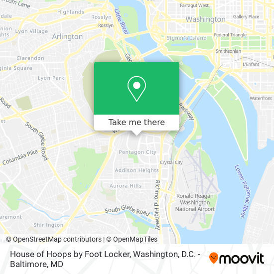 House of Hoops by Foot Locker map