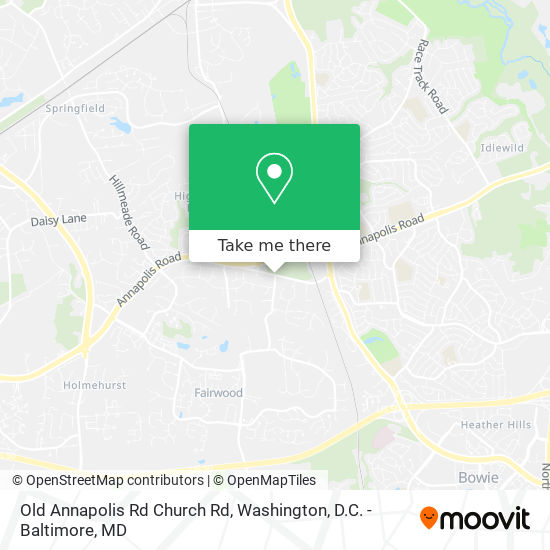 Mapa de Old Annapolis Rd Church Rd