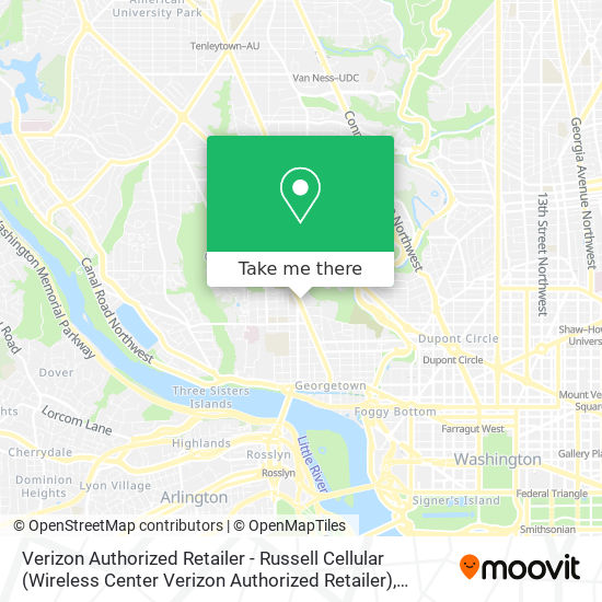 Verizon Authorized Retailer - Russell Cellular (Wireless Center Verizon Authorized Retailer) map