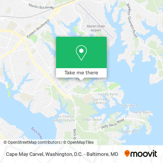 Cape May Carvel map
