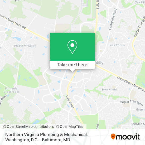 Mapa de Northern Virginia Plumbing & Mechanical