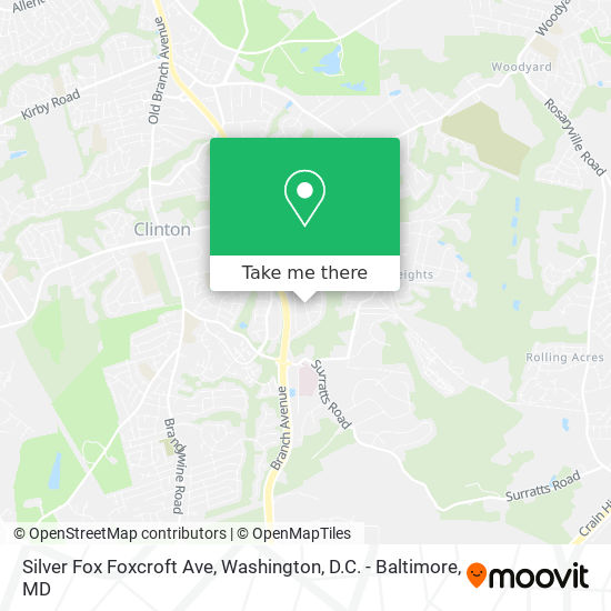 Silver Fox Foxcroft Ave map