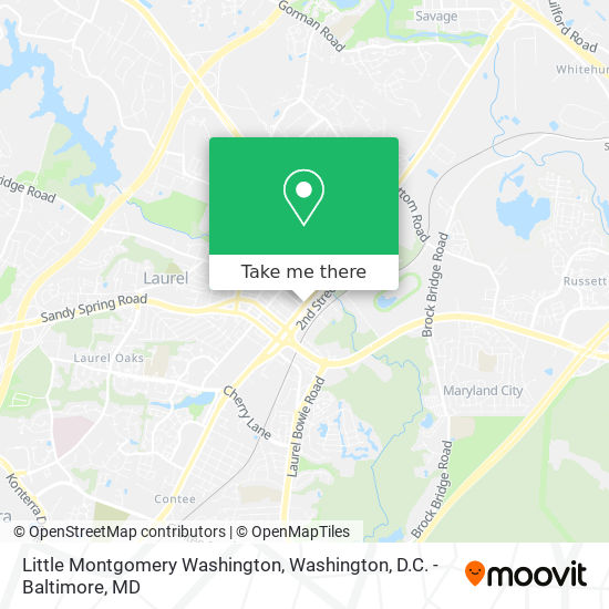 Little Montgomery Washington map