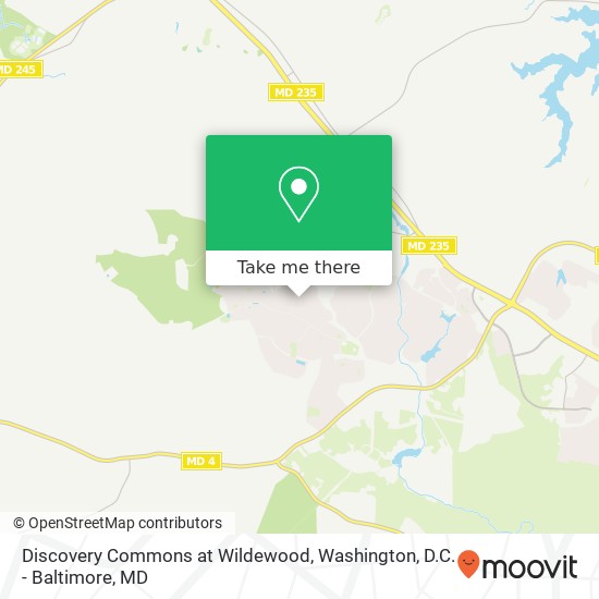 Discovery Commons at Wildewood, 23185 Milestone Way map