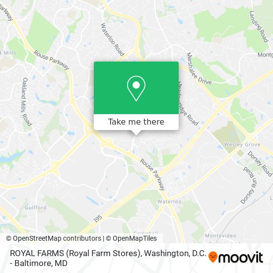 ROYAL FARMS (Royal Farm Stores) map