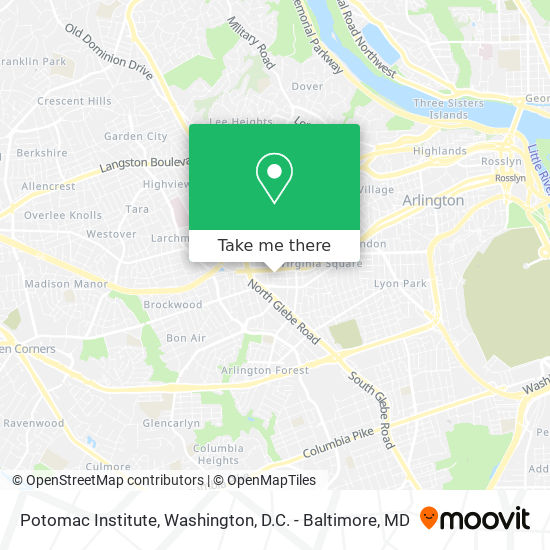 Potomac Institute map