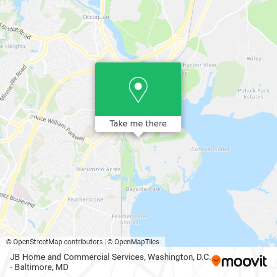 JB Home and Commercial Services map