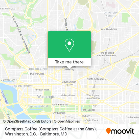 Compass Coffee (Compass Coffee at the Shay) map