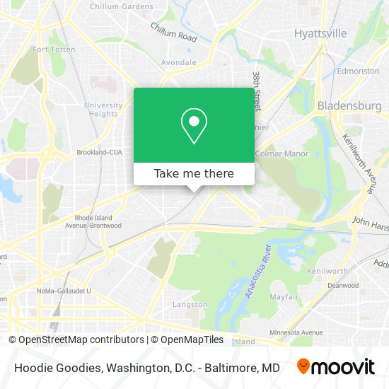 Mapa de Hoodie Goodies