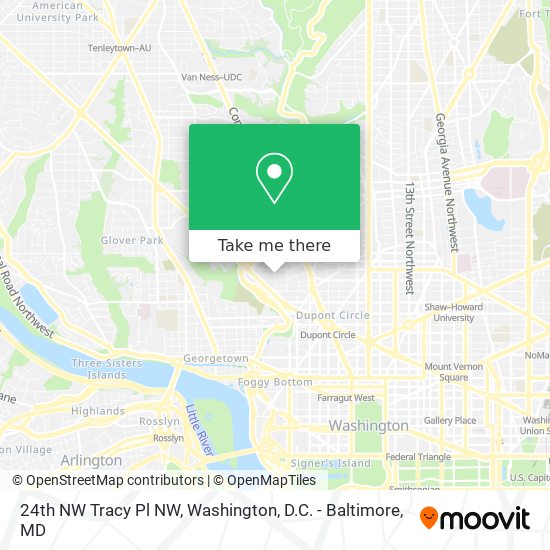 Mapa de 24th NW Tracy Pl NW