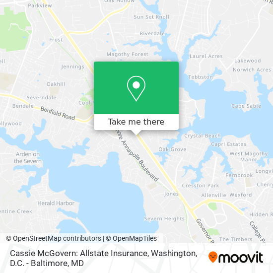 Cassie McGovern: Allstate Insurance map