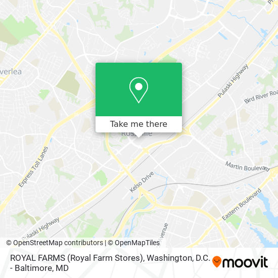 ROYAL FARMS (Royal Farm Stores) map