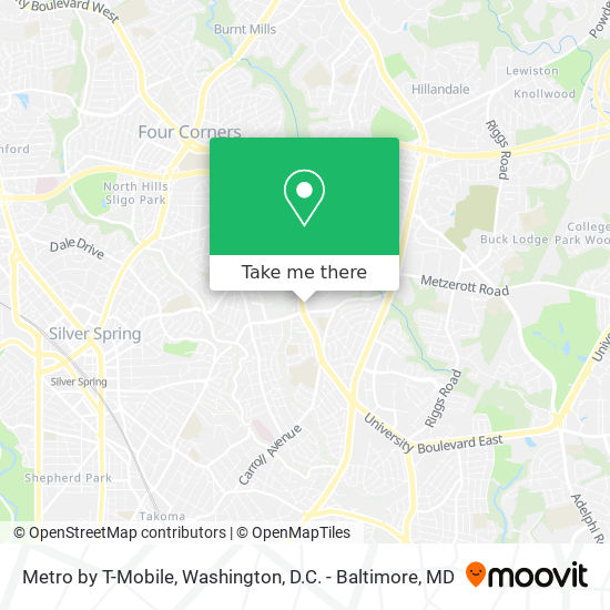 Metro by T-Mobile map