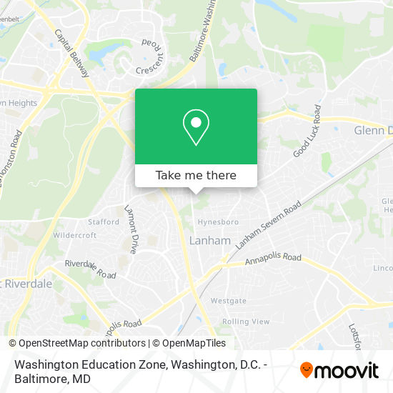 Mapa de Washington Education Zone