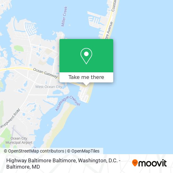 Mapa de Highway  Baltimore Baltimore