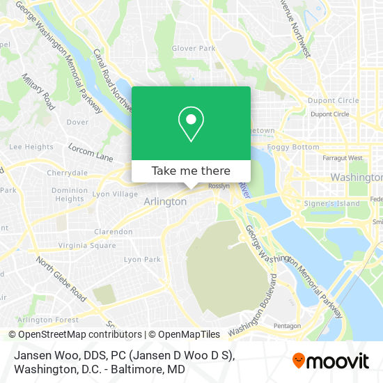 Jansen Woo, DDS, PC (Jansen D Woo D S) map