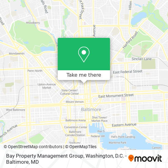 Bay Property Management Group map