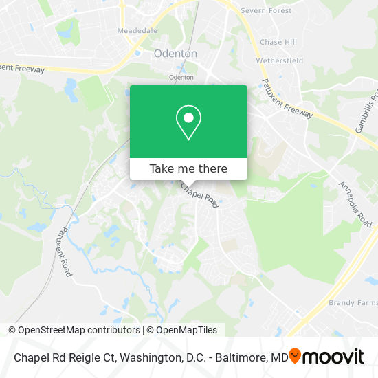 Chapel Rd Reigle Ct map