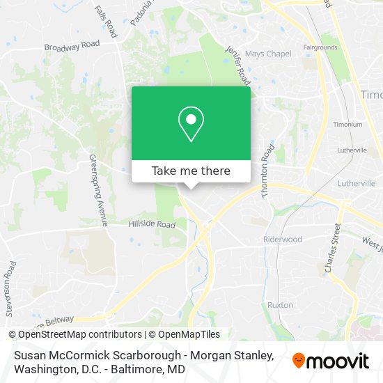 Susan McCormick Scarborough - Morgan Stanley map