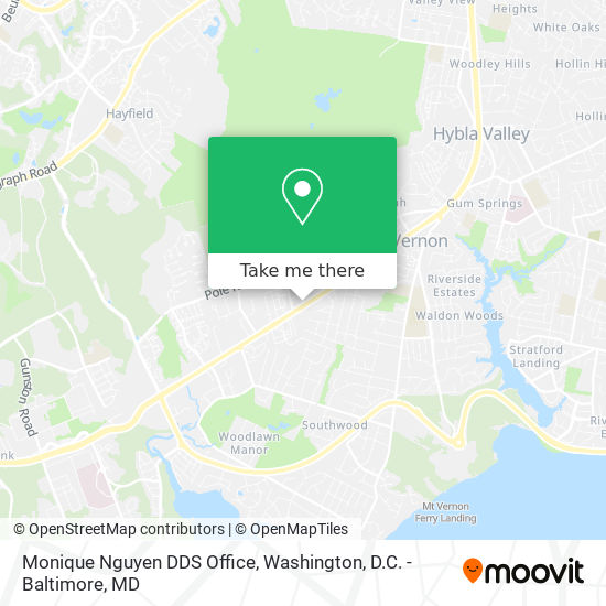 Mapa de Monique Nguyen DDS Office