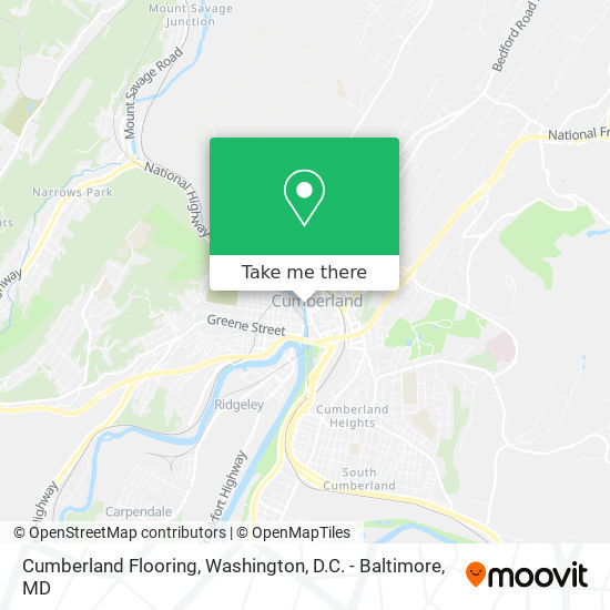 Cumberland Flooring map