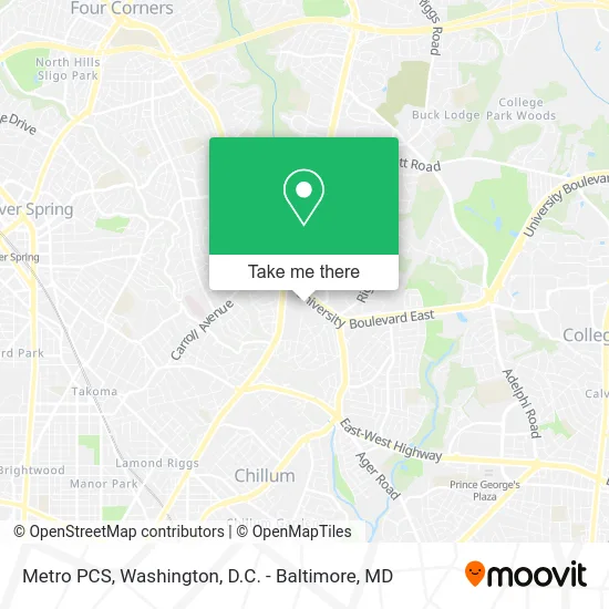 Metro PCS map