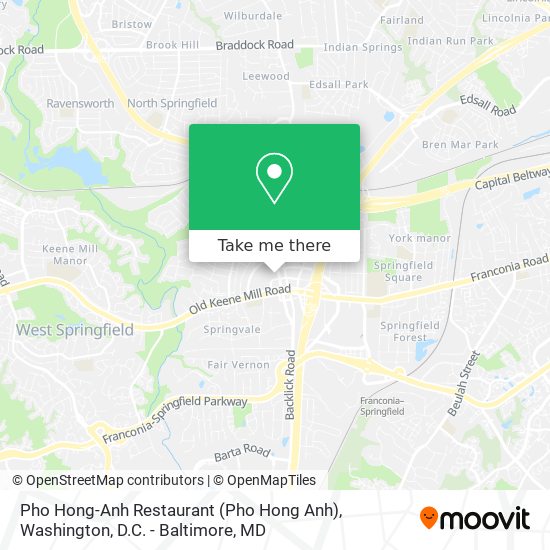 Pho Hong-Anh Restaurant map