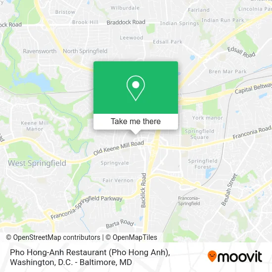 Mapa de Pho Hong-Anh Restaurant