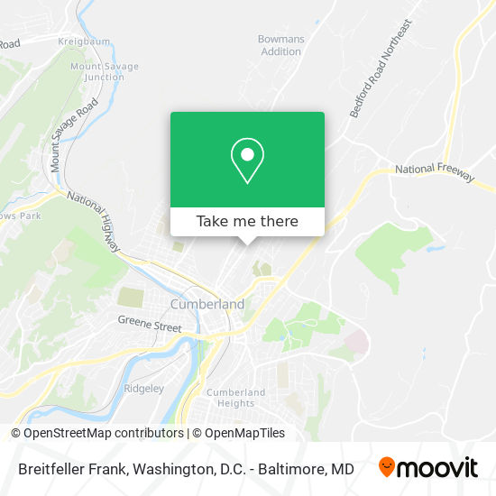 Mapa de Breitfeller Frank