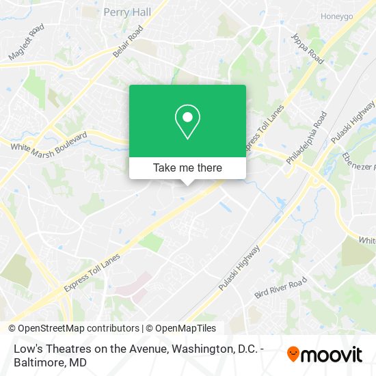Low's Theatres on the Avenue map