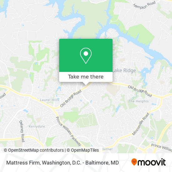 Mattress Firm map