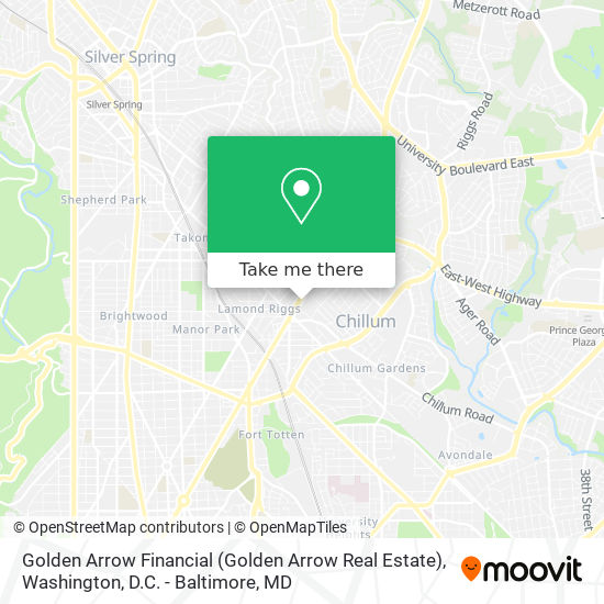 Golden Arrow Financial (Golden Arrow Real Estate) map