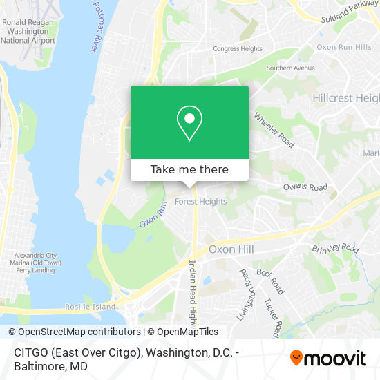 CITGO (East Over Citgo) map