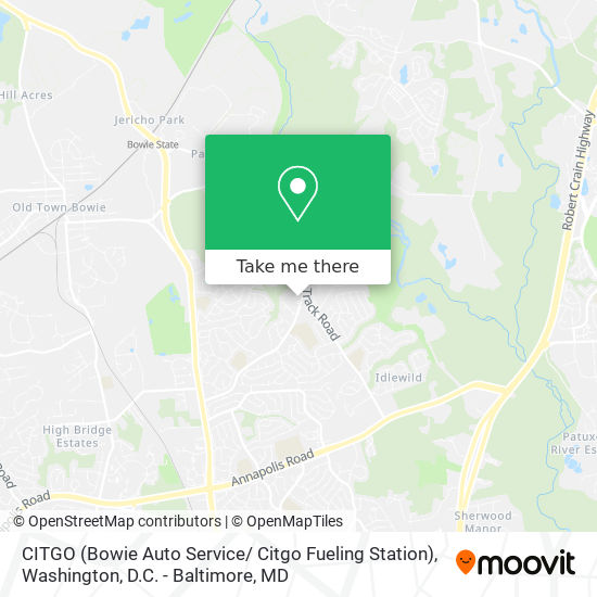 Mapa de CITGO (Bowie Auto Service/ Citgo Fueling Station)