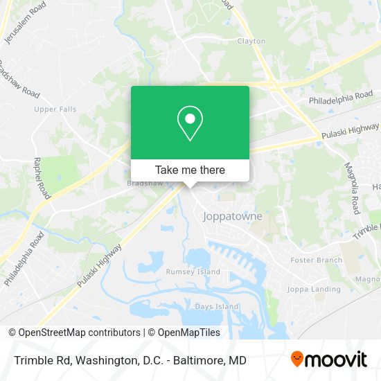 Trimble Rd map