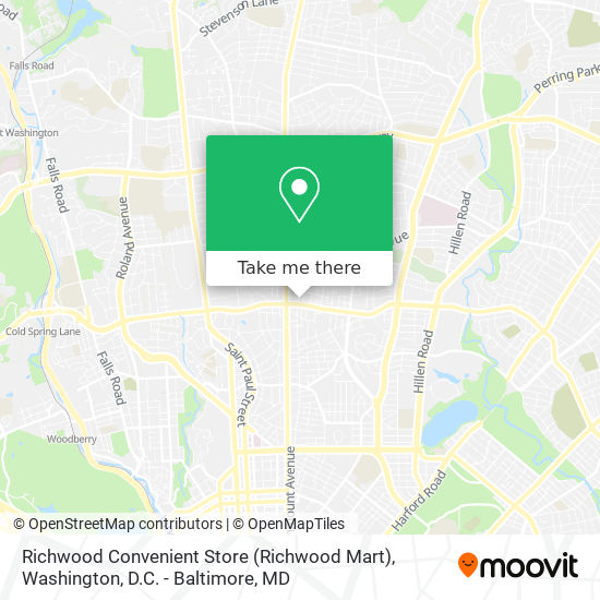 Mapa de Richwood Convenient Store (Richwood Mart)